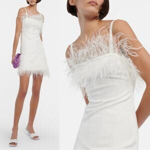 FINAL PRICE NWT NEW STAUD Etta Feather Mini Dress